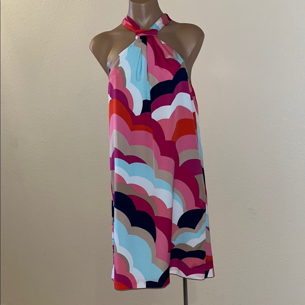 Trina Turk Multicolor Halter Dress